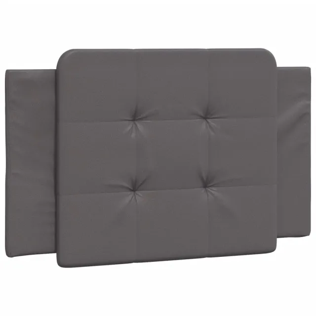 Cadre de lit avec LED sans matelas Zadar gris 100x200 cm