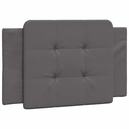 Cadre de lit avec LED sans matelas Zadar gris 100x200 cm