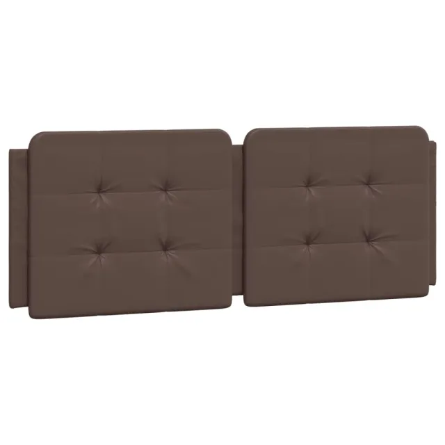 Cadre de lit avec LED sans matelas Zadar marron 120x200 cm