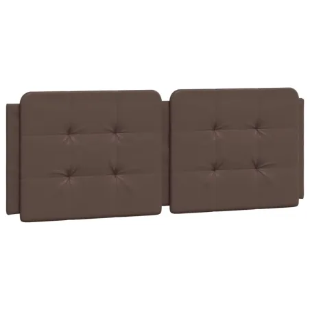 Cadre de lit avec LED sans matelas Zadar marron 120x200 cm