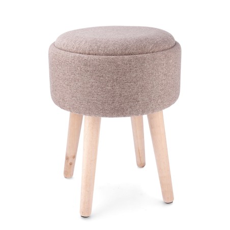 Stool with storage Vinthera Moa Wood 34 x 34 x 45 cm (2 Units)