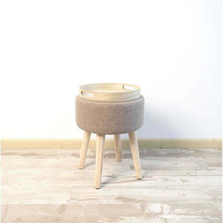 Kruk met opbergruimte Vinthera Moa Hout 34 x 34 x 45 cm (2 Stuks)