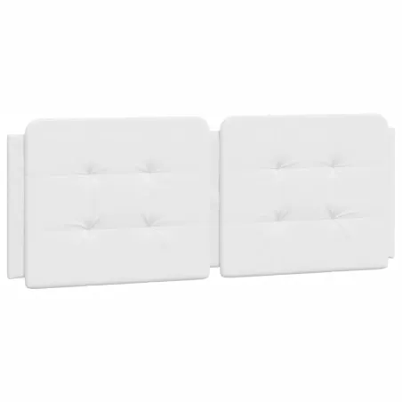Cadre de lit avec LED sans matelas Zadar blanc 140x190 cm