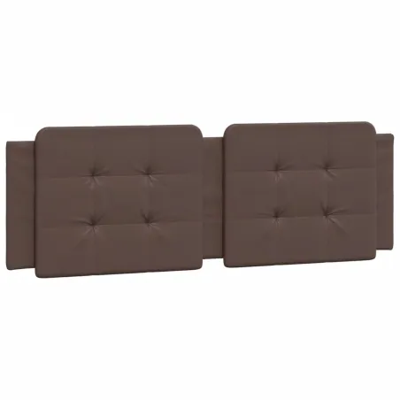Cadre de lit avec LED sans matelas Zadar marron 160x200 cm