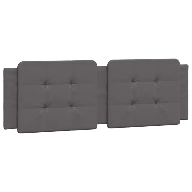 Cadre de lit avec LED sans matelas Zadar gris 160x200 cm