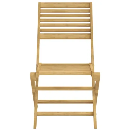 Chaises pliables de jardin lot de 8 bois massif d'acacia