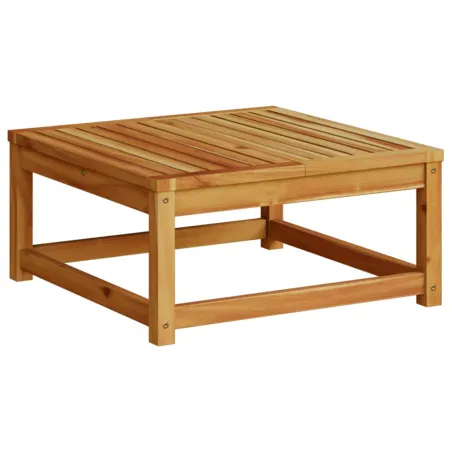 Salon de jardin 6 pcs avec coussins bois d'acacia solide