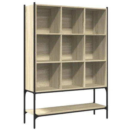 Bibliothèque chêne sonoma 102x30x141,5 cm bois d'ingénierie 2