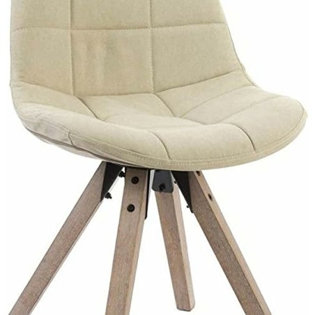 Sedia da Sala da Pranzo DKD Home Decor Beige Multicolore 47 x 55 x 85