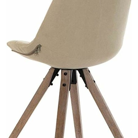 Sedia da Sala da Pranzo DKD Home Decor Beige Multicolore 47 x 55 x 85