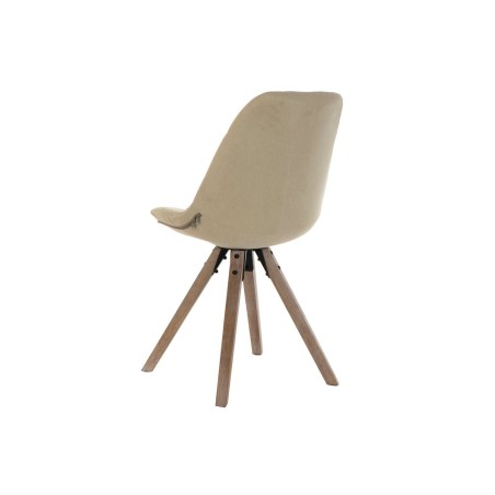 Sedia da Sala da Pranzo DKD Home Decor Beige Multicolore 47 x 55 x 85