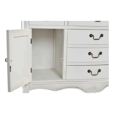Buffet DKD Home Decor  Blanc Marron Clair Sapin 118 x 45 x 90 cm