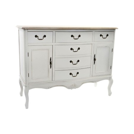 Buffet DKD Home Decor  Blanc Marron Clair Sapin 118 x 45 x 90 cm