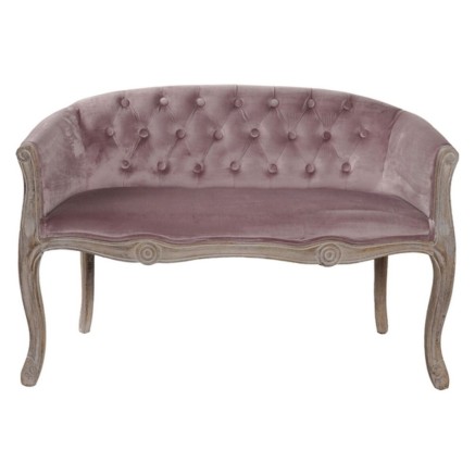 Sofa DKD Home Decor Brown Pink Wood Modern 107 x 61 x 71 cm 2