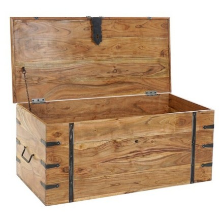 Baúl DKD Home Decor Acacia 100 x 45 x 40 cm 2