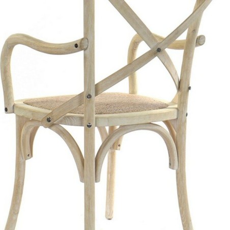 Silla de Comedor DKD Home Decor Blanco Multicolor 55 x 57 x 92 cm 55 x