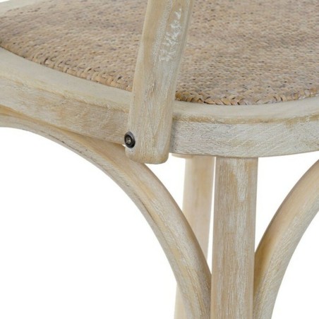 Silla de Comedor DKD Home Decor Blanco Multicolor 55 x 57 x 92 cm 55 x