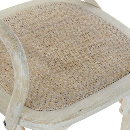 Silla de Comedor DKD Home Decor Blanco Multicolor 55 x 57 x 92 cm 55 x