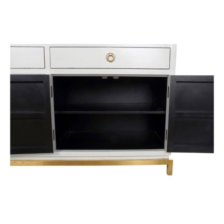 Buffet DKD Home Decor Kamakura Blanc Doré Métal Peuplier 150 x 50 x