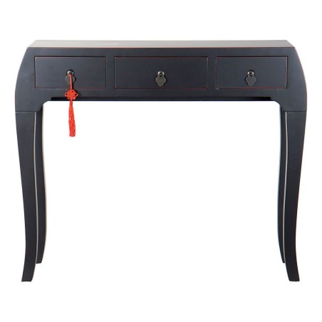 Recibidor con 3 Cajones DKD Home Decor Negro 96 x 26 x 80 cm