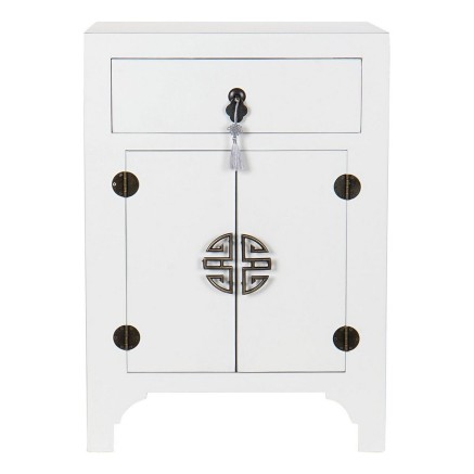 Nightstand DKD Home Decor Fir MDF Wood (45 x 34 x 66 cm) 2