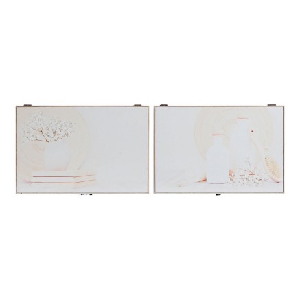 Armario de llaves DKD Home Decor 8424001797233 Madera Madera MDF Beige