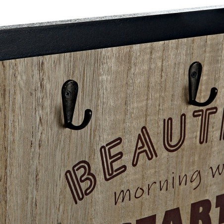 Appendiabiti da parete DKD Home Decor 8424001775712 Legno Resina Legno