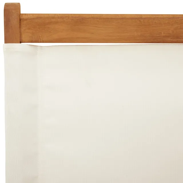 Chaises de jardin pliantes lot de 8 tissu et bois massif