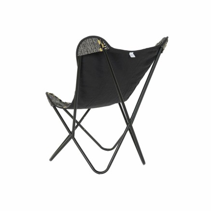 Armstoel DKD Home Decor Geel Wit Zwart Multicolour Ijzer 74 x 65 x 90 2
