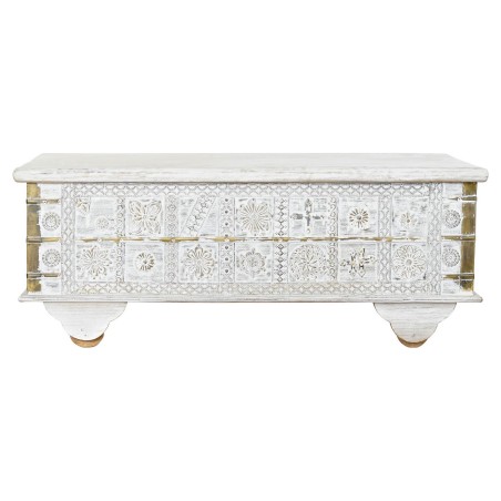 Beistelltisch DKD Home Decor MB-182010 Weiß Gold Metall Mango-Holz 11