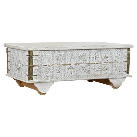 Beistelltisch DKD Home Decor MB-182010 Weiß Gold Metall Mango-Holz 11