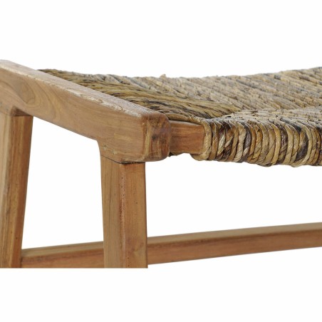 Bench DKD Home Decor  65 x 47 x 40 cm Natural Teak Plastic Light brown