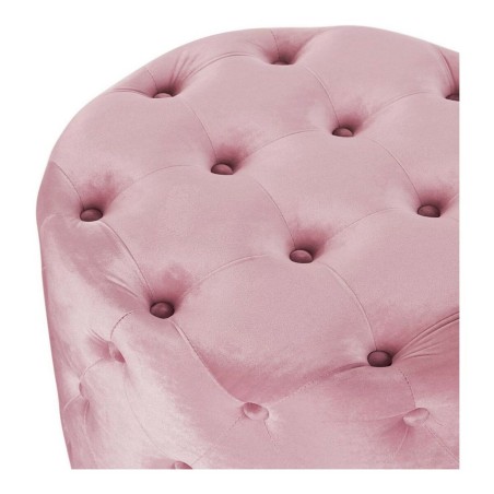 Poggiapiedi DKD Home Decor Rosa Velvet Legno MDF Glam (2 pcs)