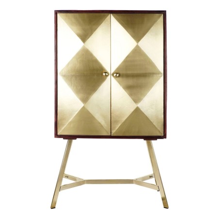 Buffet DKD Home Decor Doré Brun foncé Acacia Bois de manguier 84 x 4