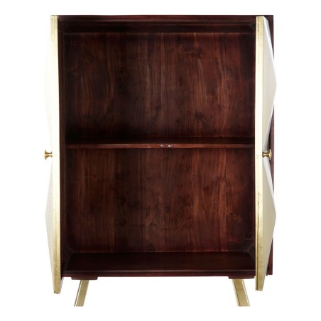 Buffet DKD Home Decor Doré Brun foncé Acacia Bois de manguier 84 x 4