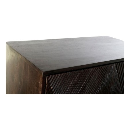 Anrichte DKD Home Decor Schwarz Dunkelbraun Metall Mango-Holz 84 x 43