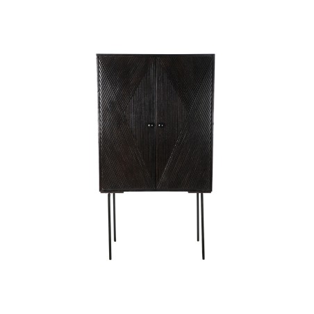 Anrichte DKD Home Decor Schwarz Dunkelbraun Metall Mango-Holz 84 x 43