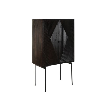 Credenza DKD Home Decor Nero Marrone scuro Metallo Legno di mango 84 x