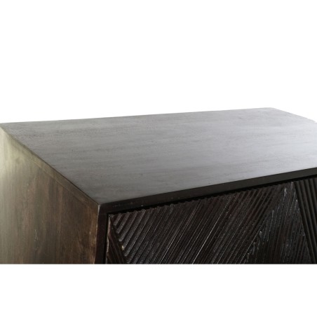 Anrichte DKD Home Decor Schwarz Dunkelbraun Metall Mango-Holz 84 x 43