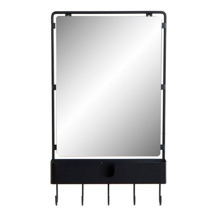 Perchero de Pared DKD Home Decor Negro Metal Loft 40 x 9 x 72 cm (1 un