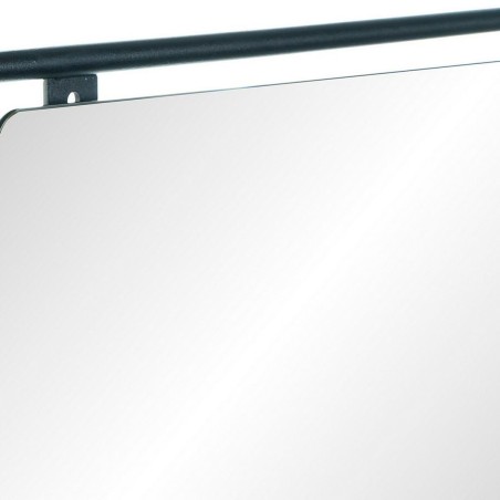 Appendiabiti da parete DKD Home Decor Nero Metallo Loft 40 x 9 x 72 cm