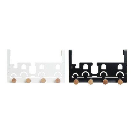 Porte-manteaux pour portes DKD Home Decor 8424001835546 Train Blanc No