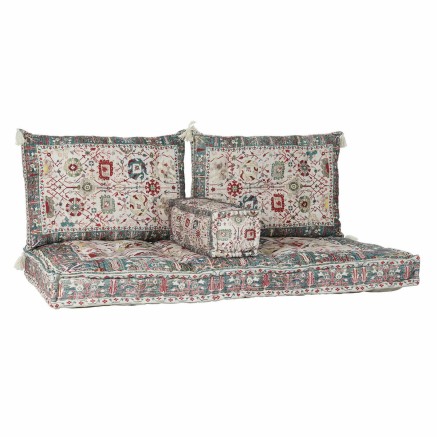 Leunstoel DKD Home Decor 8424001817443 Katoen Multicolour (155 x 76 x