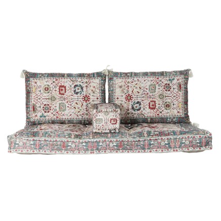 Fauteuil DKD Home Decor 8424001817443 Coton Multicouleur (155 x 76 x 6 2