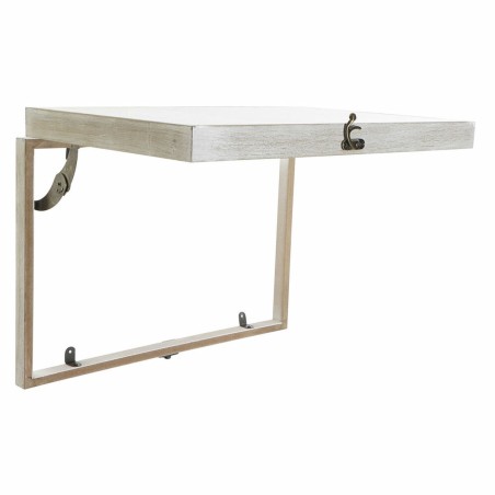Key cupboard DKD Home Decor Beige Grey Canvas MDF Wood 2 Units 46,5 x