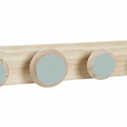 Perchero de Pared DKD Home Decor Plástico Madera MDF Tropical 48 x 6 2
