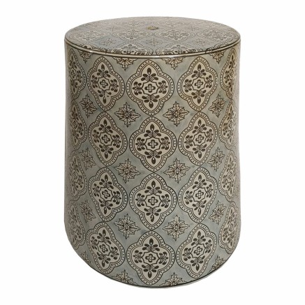 Bijzettafel DKD Home Decor Blauw Beige Hout 32,5 x 32,5 x 42 cm