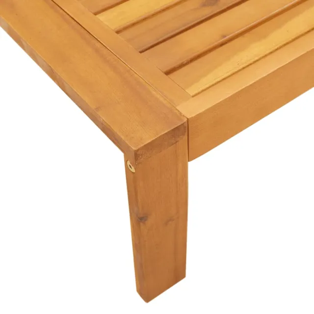 Salon de jardin avec coussins 10 pcs bois d'acacia solide