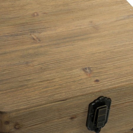 Tavolo aggiuntivo DKD Home Decor S3021927 Metallo Legno (49 x 51 x 74
