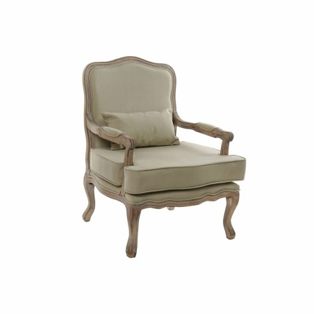 Leunstoel DKD Home Decor Bruin Beige Natuurlijk 70 x 62 x 95 cm